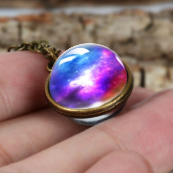 Lirrio's Closet Jewelry - Universe Galaxy Pendant NWT-